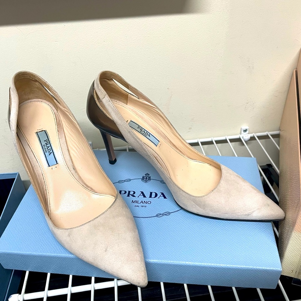 Prada High Heels Beige Italy 38